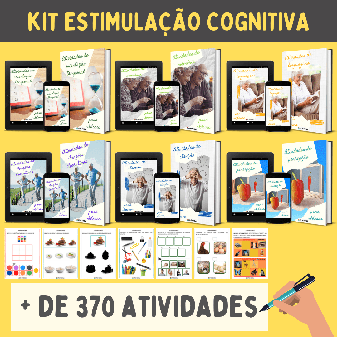 Atividades de Estimulação Cognitiva Para Idosos Professores Mestres