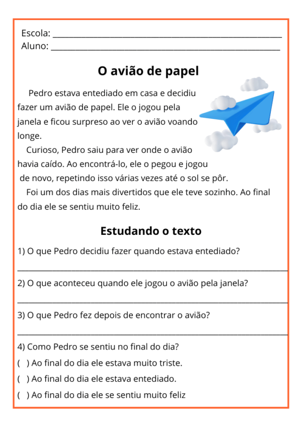 Textos Curtos Para Interpreta O Ano Gabarito