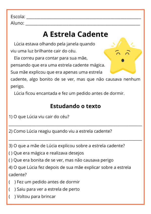 32 Textos Curtos Para Interpretação 6º Ano Gabarito