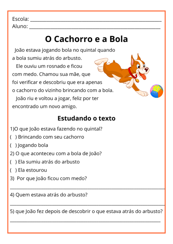 Textos Curtos Para Interpreta O Ano Gabarito