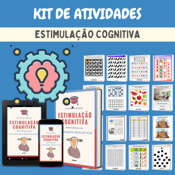 KIT DE ATIVIDADES - Estimulação Cognitiva