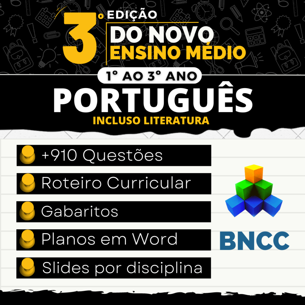 ELETIVAS DE PORTUGUÊS - Novo Ensino Médio - BNCC 2024 - Professores Mestres