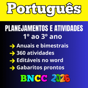 Planejamento Anual de Língua Portuguesa/português - Ensino Médio bncc 2026
