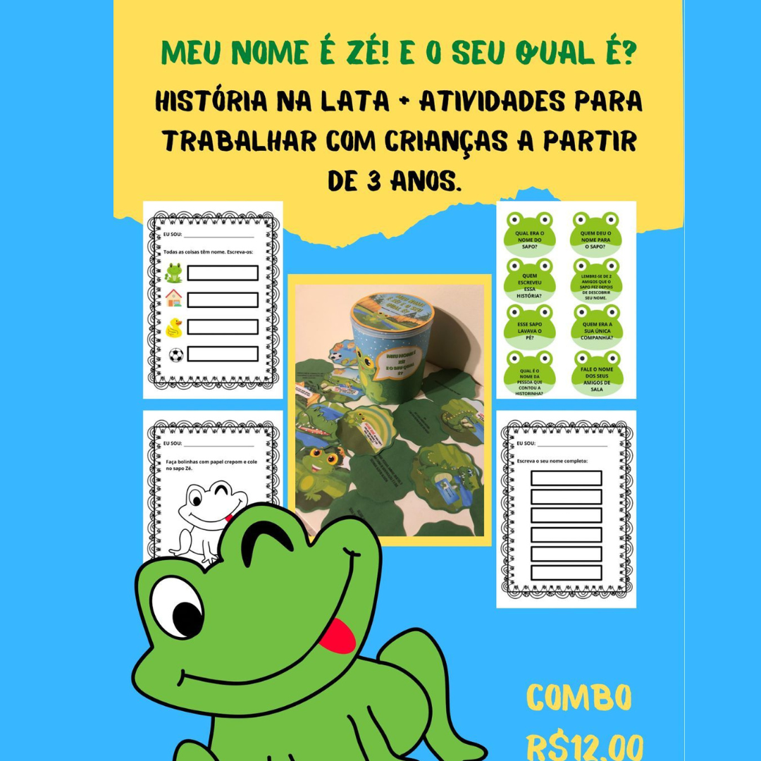 [HISTÓRIA NA LATA]História na Lata Educação Infantil - Professores mestres