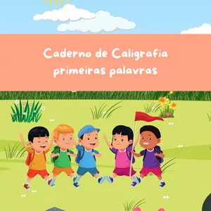 Caderno de Caligrafia: Primeiras Palavras