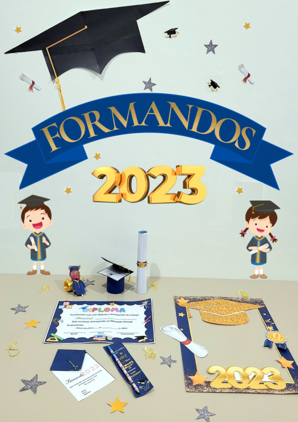 Kit Formatura 2023 educação infantil