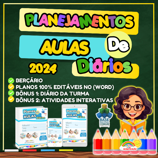 Planejamentos de Aulas Diários - Berçário 2024