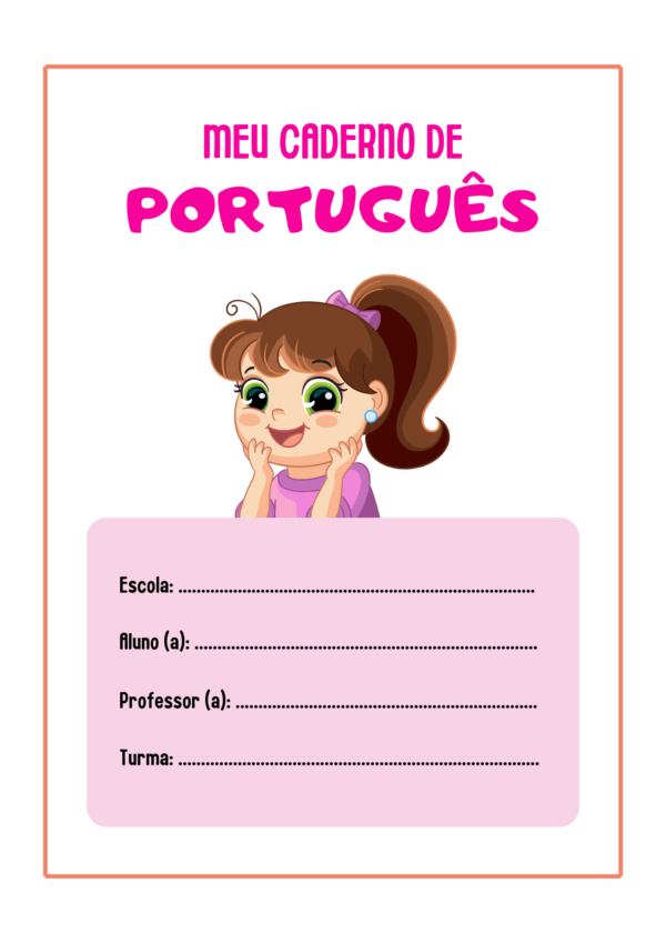 Capas de matérias Para Imprimir pdf grátis