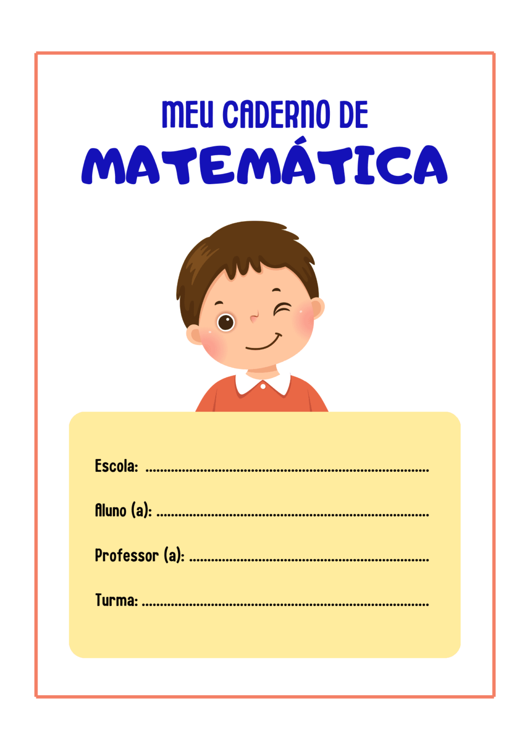 Capas de matérias Para Imprimir pdf grátis