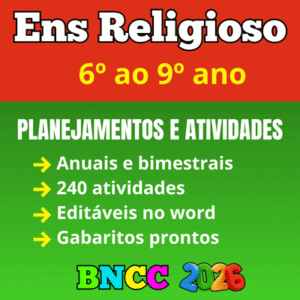 Planejamento Anual de Inglês 6º, 7º, 8º ao 9º ano atualizado conforme a BNCC 2026