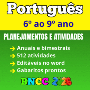 Planejamento Anual de português 6º ao 9º ano BNCC 2026