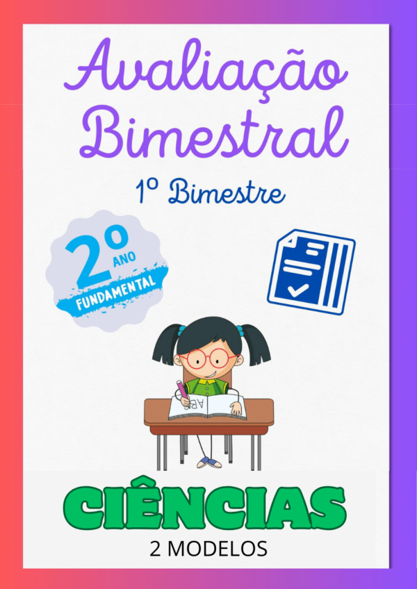 Avaliação de Ciências 2º ano 1º bimestre para imprimir