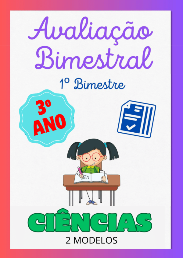 Avaliação de Ciências 3º ano 1º bimestre para imprimir