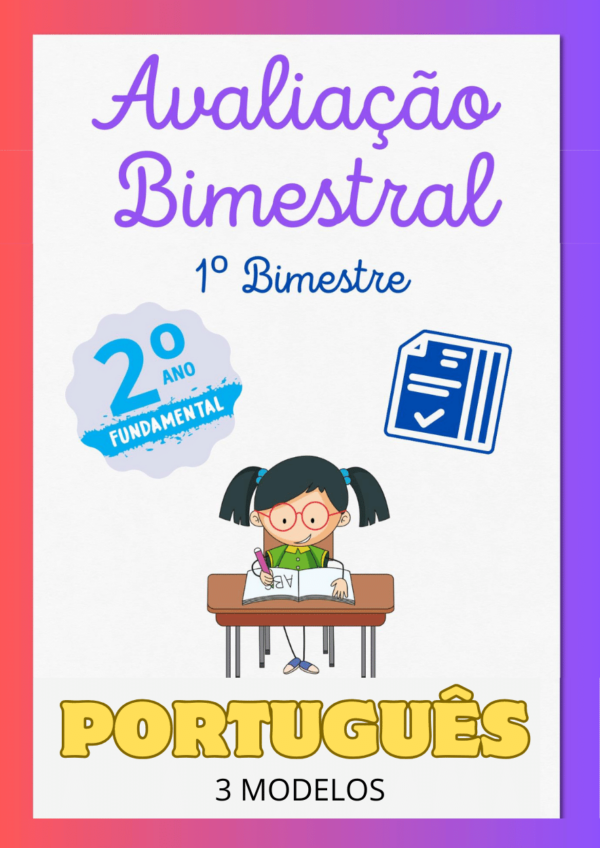 Avaliação de Português 2º ano 1º bimestre para imprimir