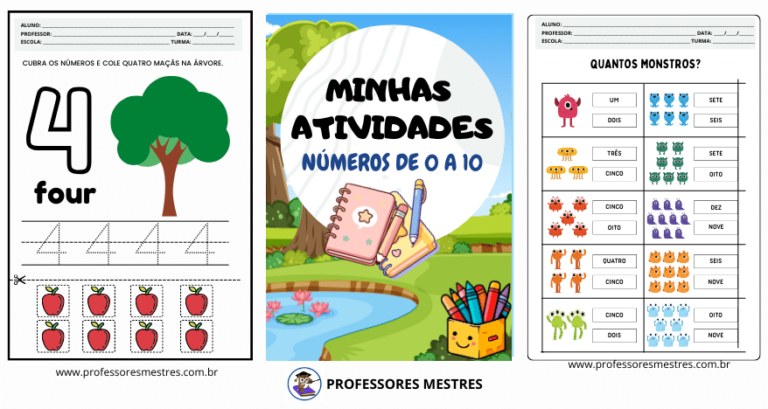 Atividades Números de 0 a 10 Educação Infantil