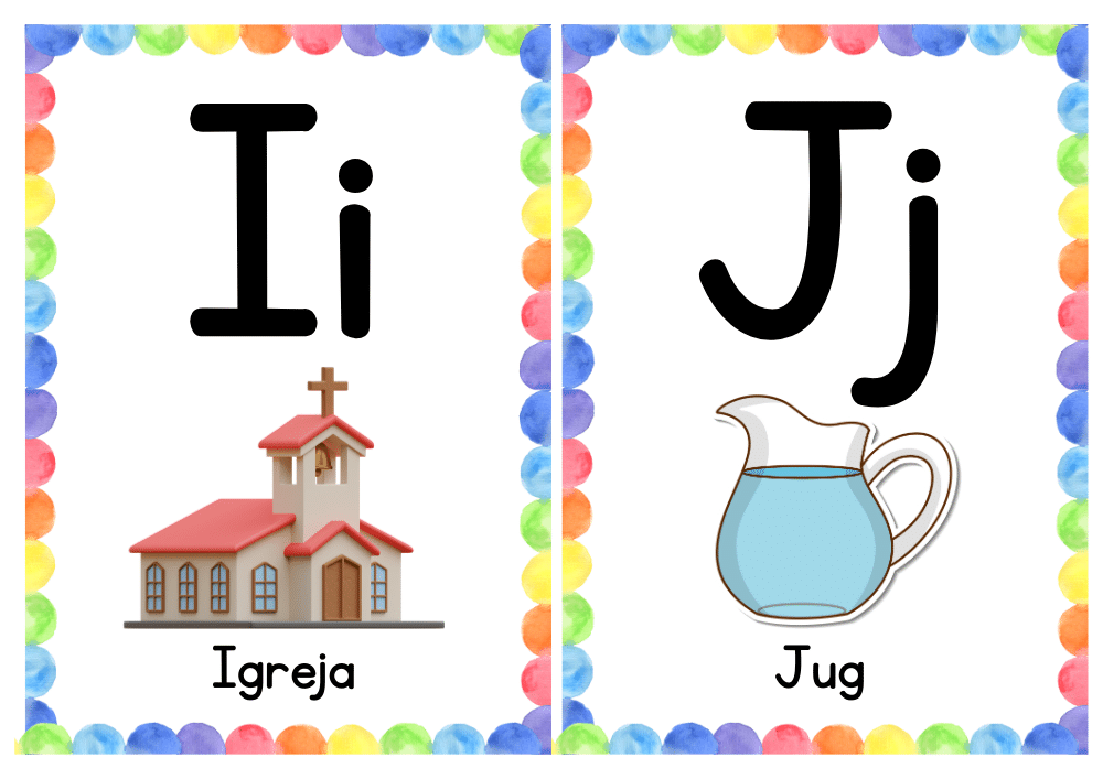 Cards alfabeto 9