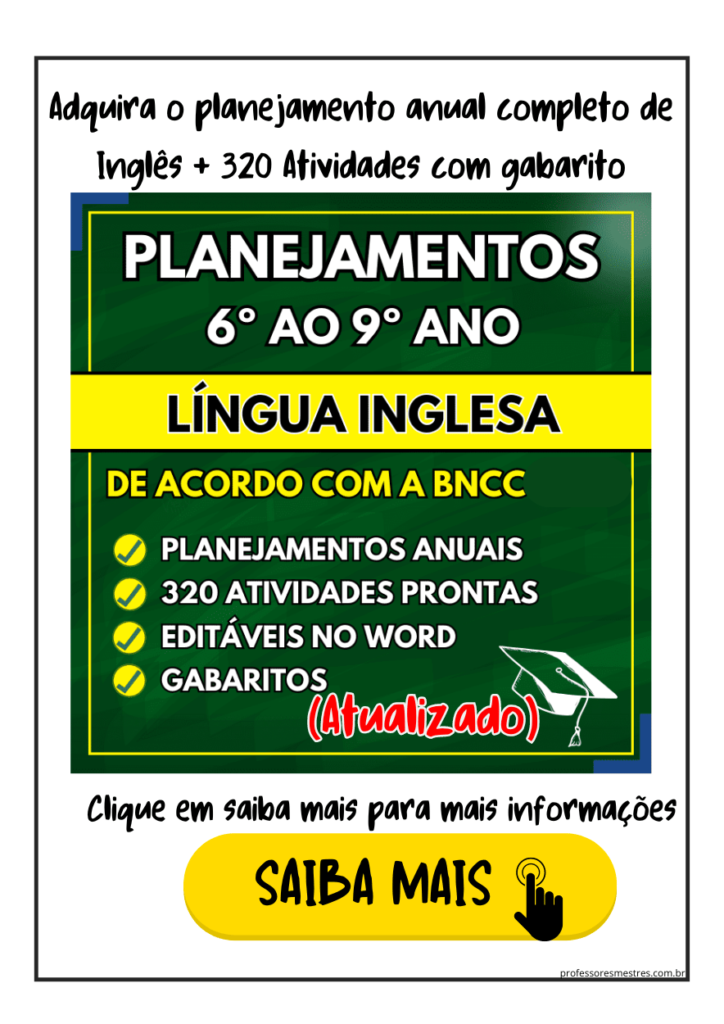 Pequenos Textos Em Inglês Para Interpretação Com Gabarito 7º Ano