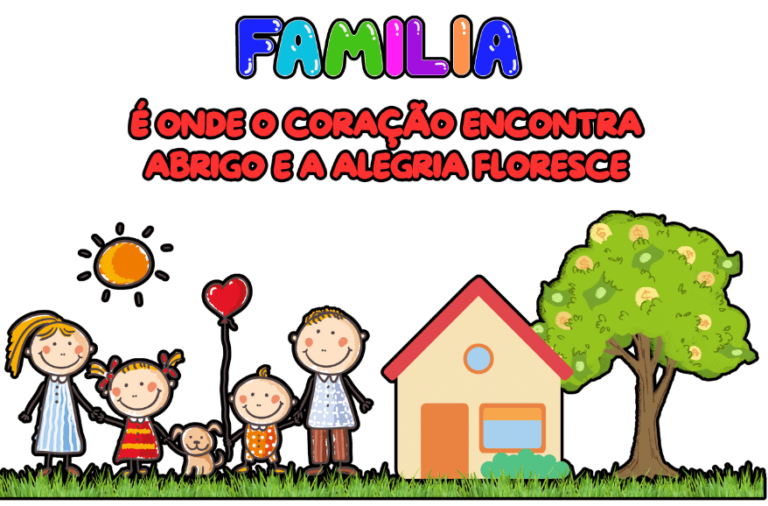 Painel dia da família para imprimir grátis pdf