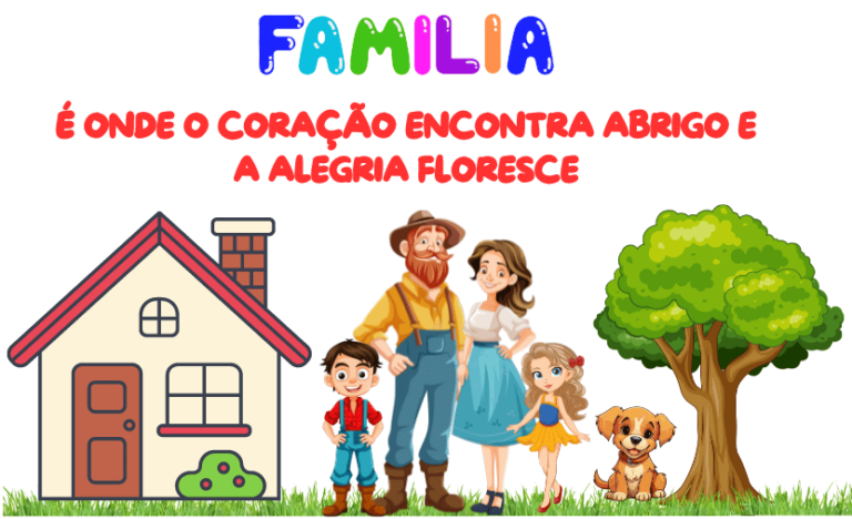Painel dia da família para imprimir grátis pdf