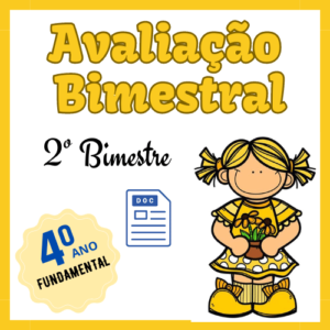 Avaliação 4º Ano 2º Bimestre Para Imprimir Word