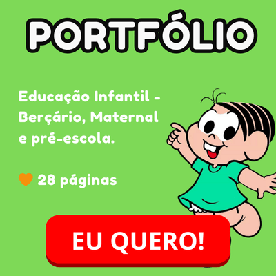 Portfólio para educação infantil berçário maternal e pré escola