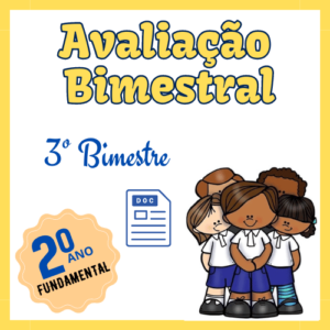 Avaliação 2º segundo ano ensino fundamental para o 3º terceiro bimestre