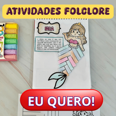 Atividades artes lendas folclore para imprimir
