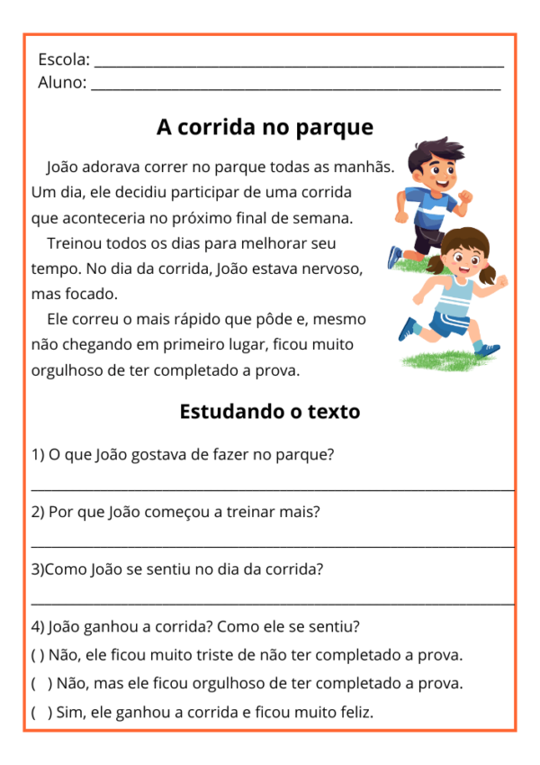 32 Textos Curtos Para Interpretação 6º Ano Com Gabarito