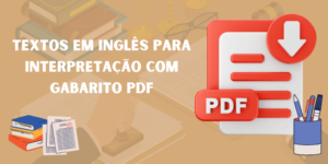 Textos em inglês para interpretação com gabarito pdf