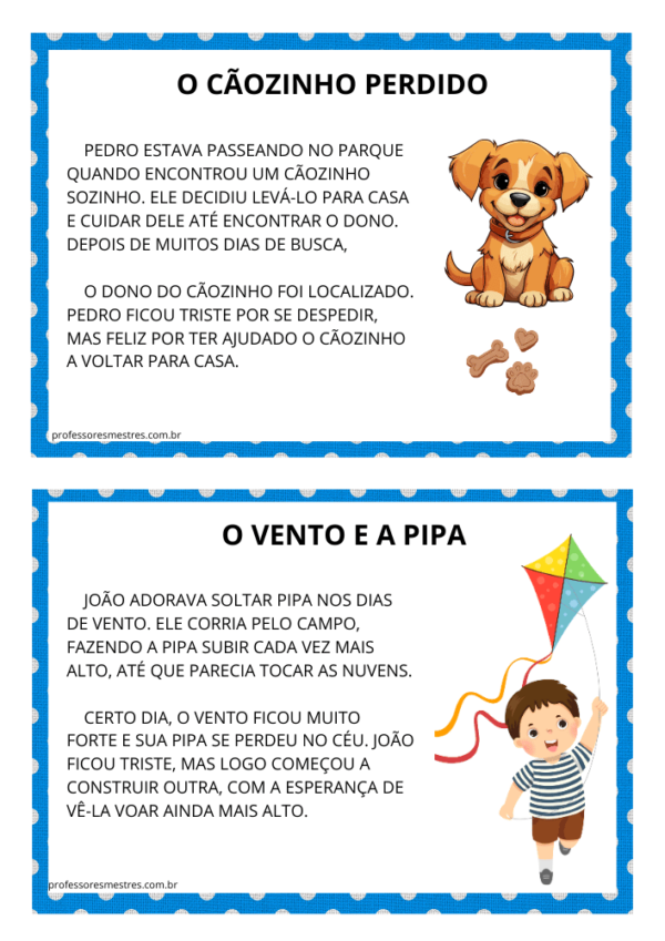 Textos pequenos para leitura 2º ano fundamental