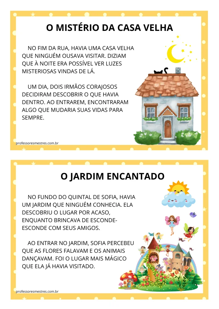 Fichas de Leitura 2º Ano Para Imprimir 12 titulo do texto: o jardim encantado