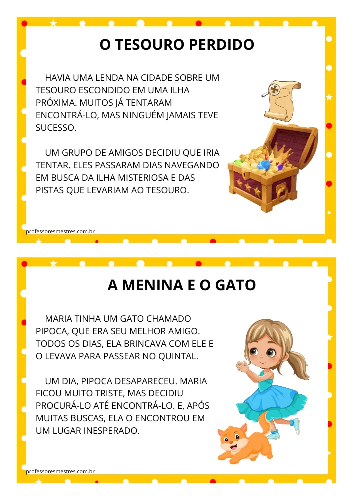 Fichas de Leitura 2º Ano Para Imprimir 9 titulo do texto: a menina e o gato