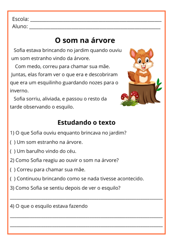 Interpretação de Texto 4º Ano - 32 Textos e atividades