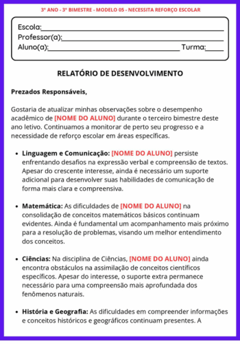Relatório de desenvovimento 3 ano fundamental (3)