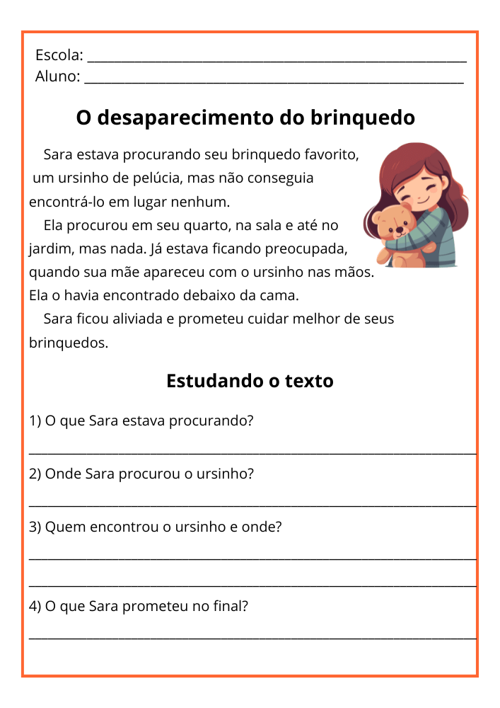 Textos Com Interpretação folha 19