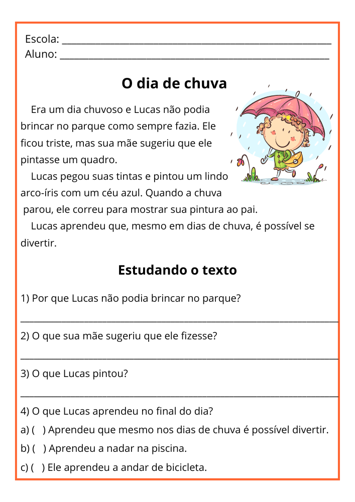 Textos Com Interpretação folha 21