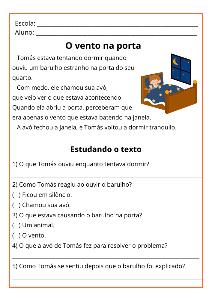 Textos Com Interpretação folha 3