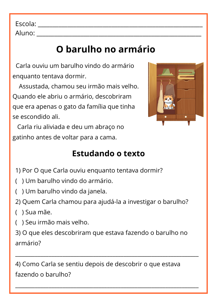 Textos Com Interpretação folha 8