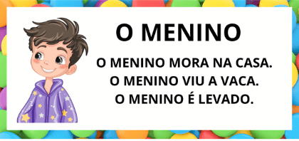 Textos Pequenos Para Leitura Alfabetização Textos Pequenos Para Leitura Alfabetização. título do texto: o mennio