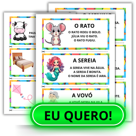 Textos Pequenos Para Leitura Alfabetização pdf completo com diversos textinhos pequenos