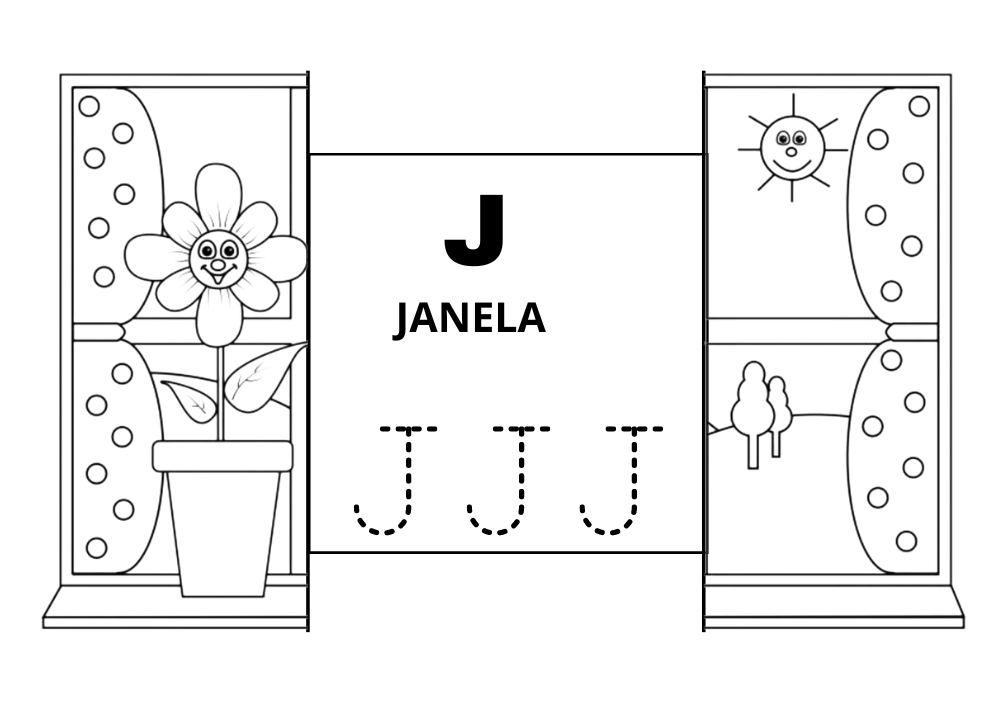 alfabeto interativo para colorir 10 letra j