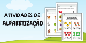 atividades de alfabetização coloridas e divertidas para crianças