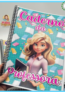 caderno da professora 2024 pdf professora de cabelos longos loira