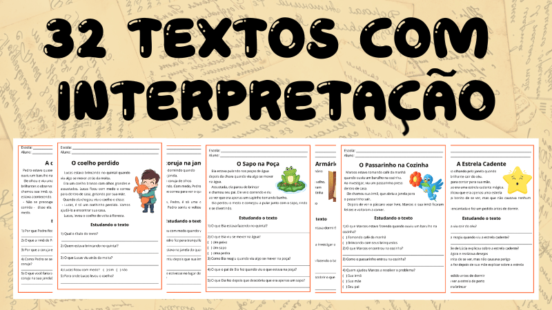 textos com interpretação para imprimir em pdf textos pequenos