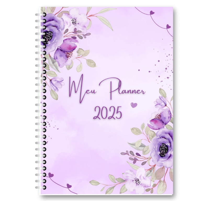 Caderno meu Planner 2025 Pronto para imprimir