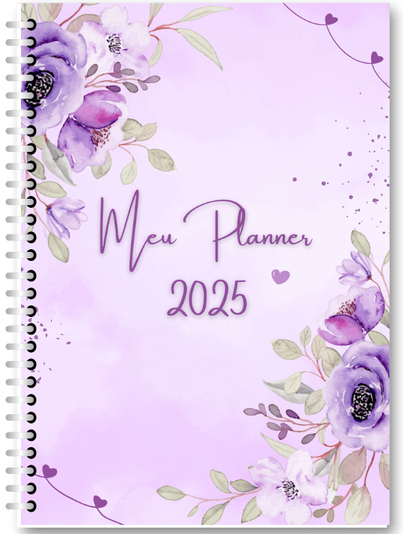 Caderno meu Planner 2025 Pronto para imprimir