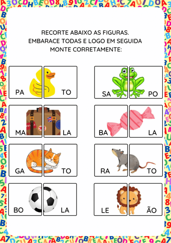 Caderno de Atividades Para Alfabetização Em PDF