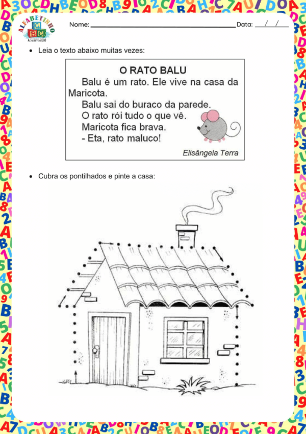 Caderno de Atividades Para Alfabetização Em PDF