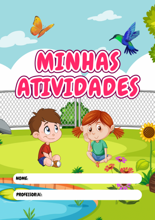 Capas de Atividades Coloridas Para Imprimir