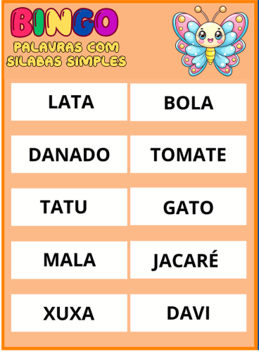 bingo palabras simples pdf (4)